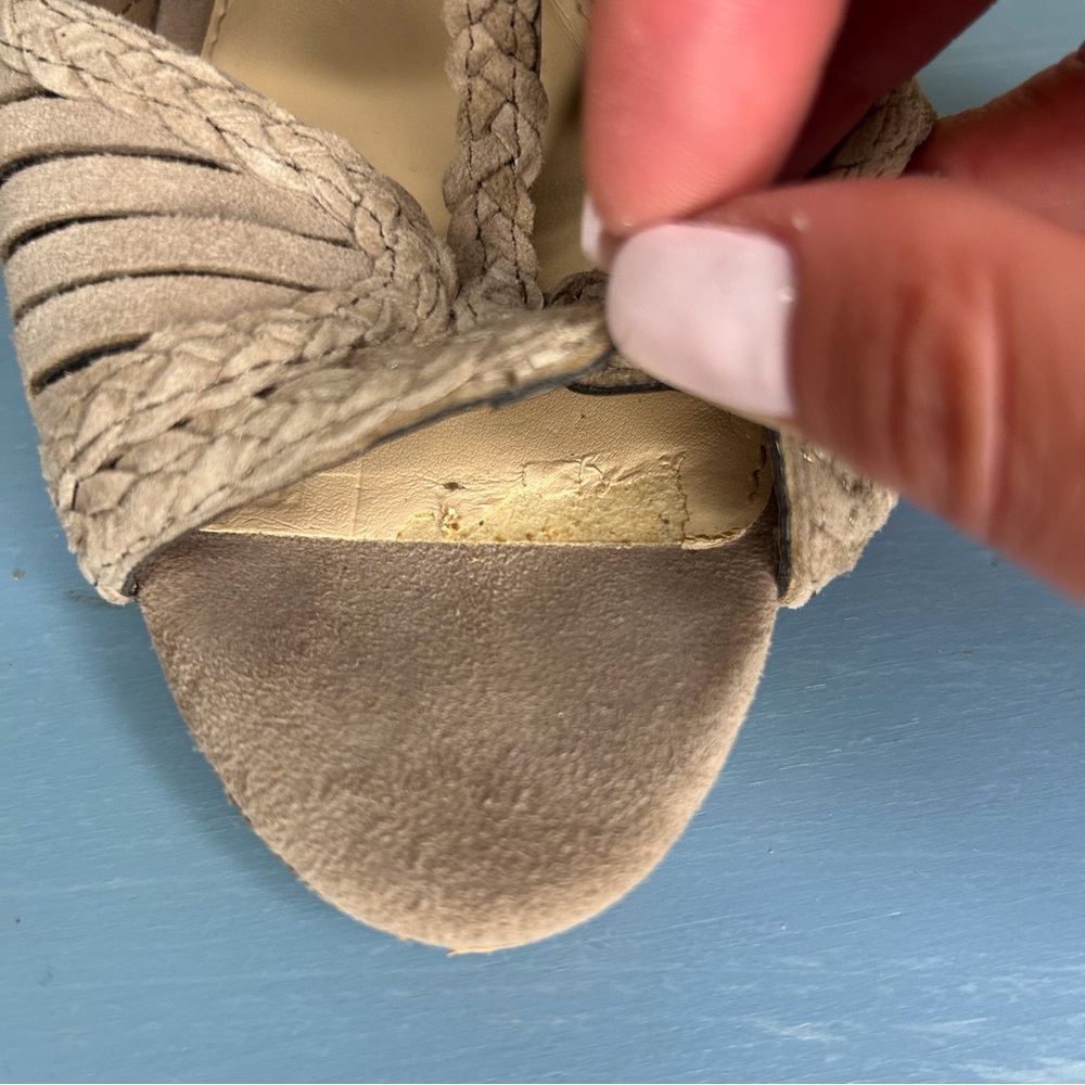 Vince Camuto Janil open toe suede block heel sandal - Picture 11 of 11